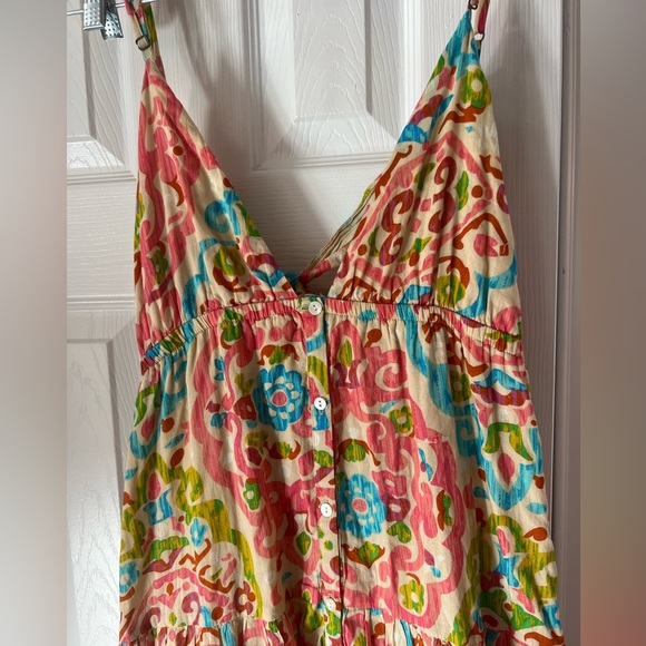 House of Harlow 1960’s Boho Maxi Dress with open back and tie - Picture 4 of 8